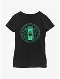 The Legend of Zelda Ancient Rune Youth Girls T-Shirt, BLACK, hi-res