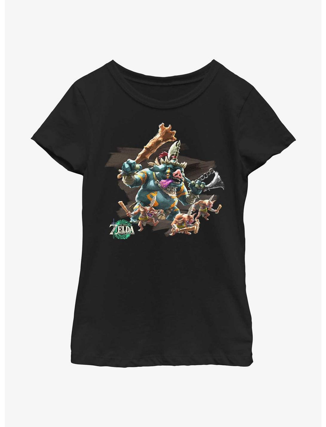 The Legend of Zelda Bokoblin Boss Youth Girls T-Shirt, BLACK, hi-res