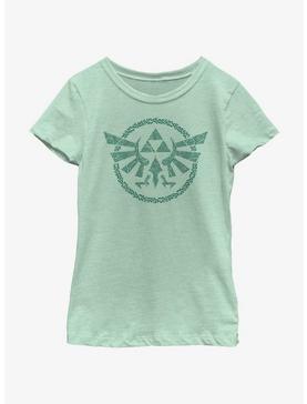 Plus Size The Legend of Zelda Hyrule Crest Youth Girls T-Shirt, , hi-res