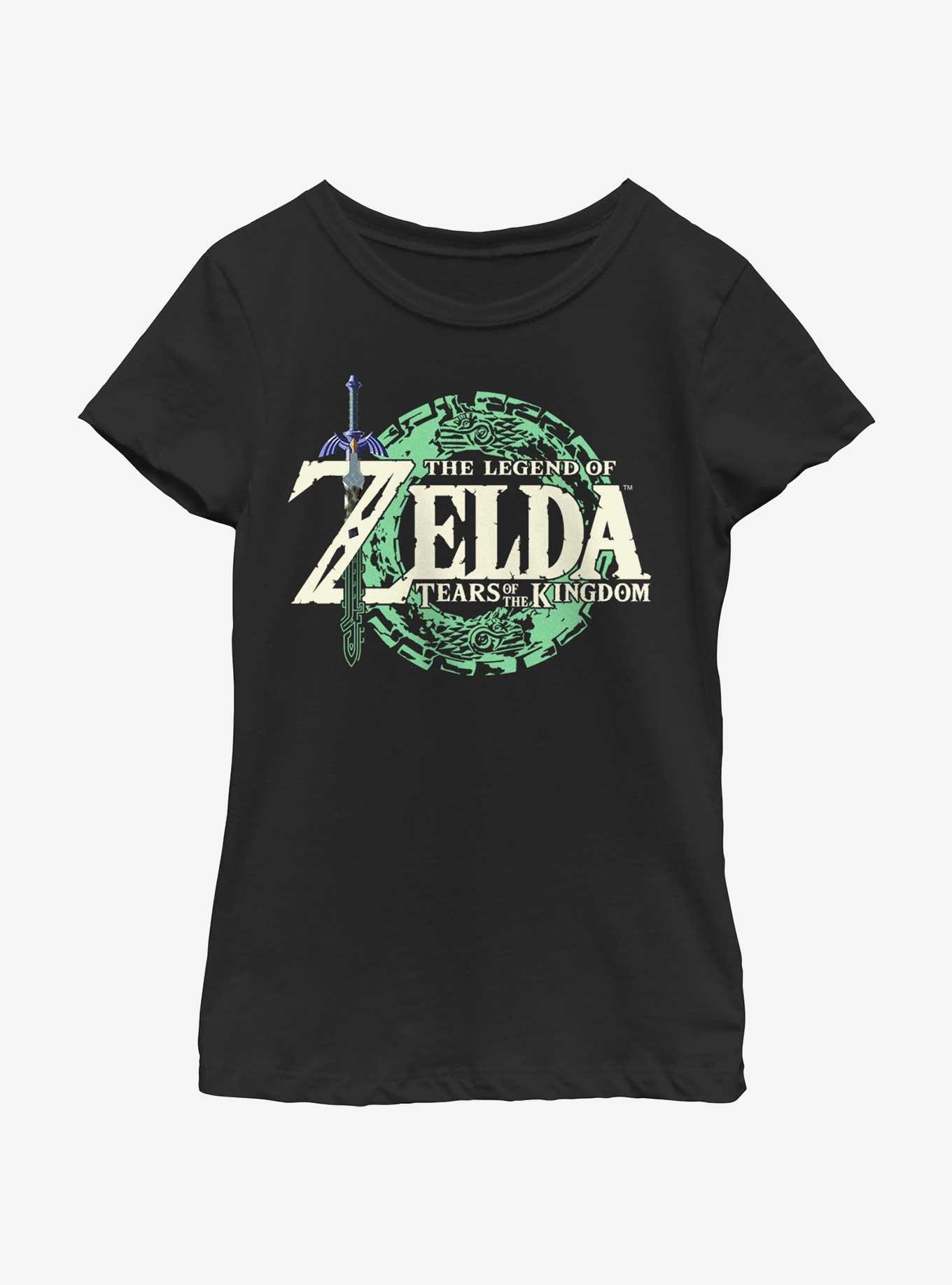 The Legend of Zelda: Tears of the Kingdom Logo Youth Girls T-Shirt, , hi-res