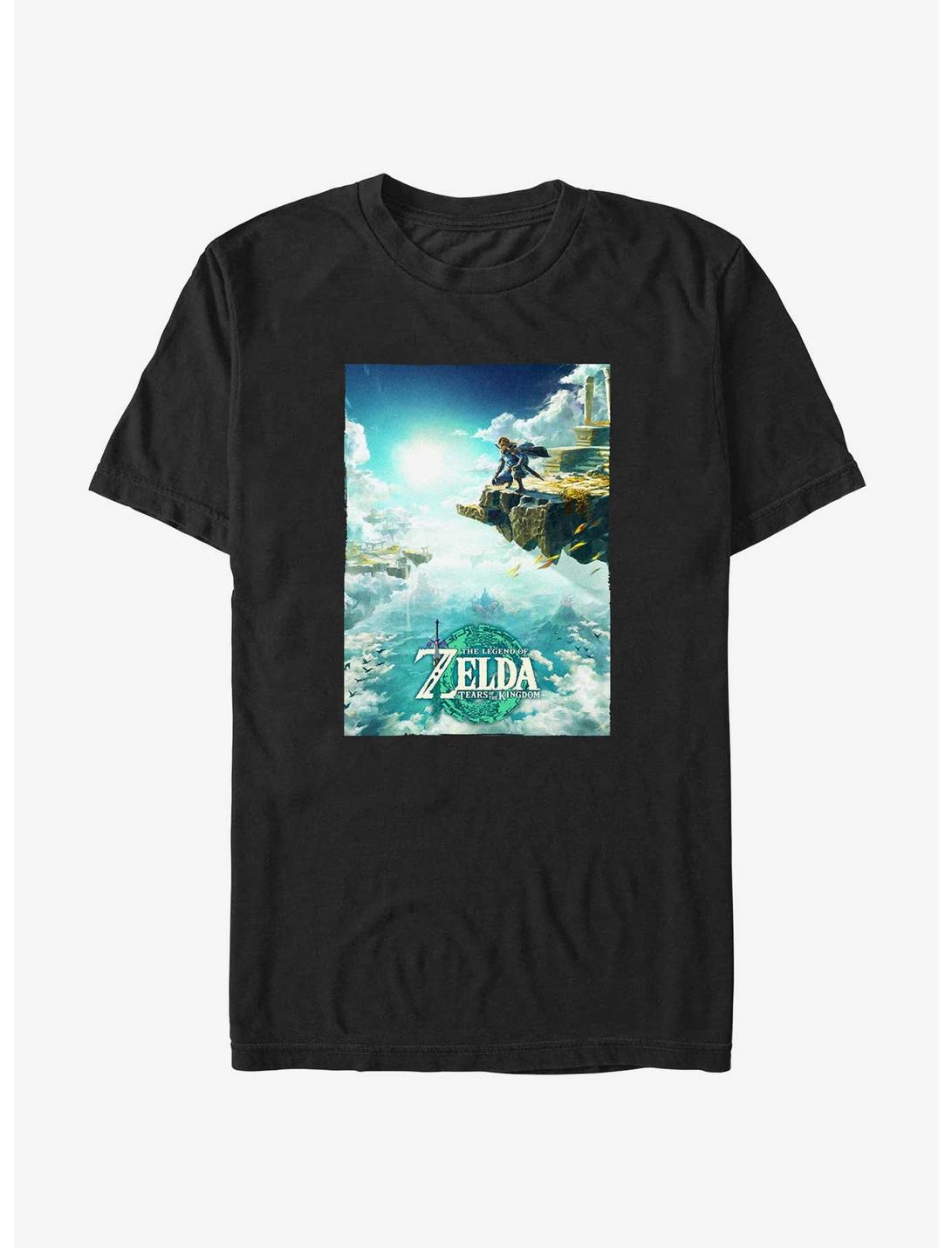 The Legend of Zelda: Tears of the Kingdom Poster T-Shirt, BLACK, hi-res