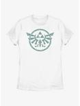 The Legend of Zelda Hyrule Crest Womens T-Shirt, WHITE, hi-res
