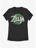 The Legend of Zelda: Tears of the Kingdom Logo Womens T-Shirt, BLACK, hi-res