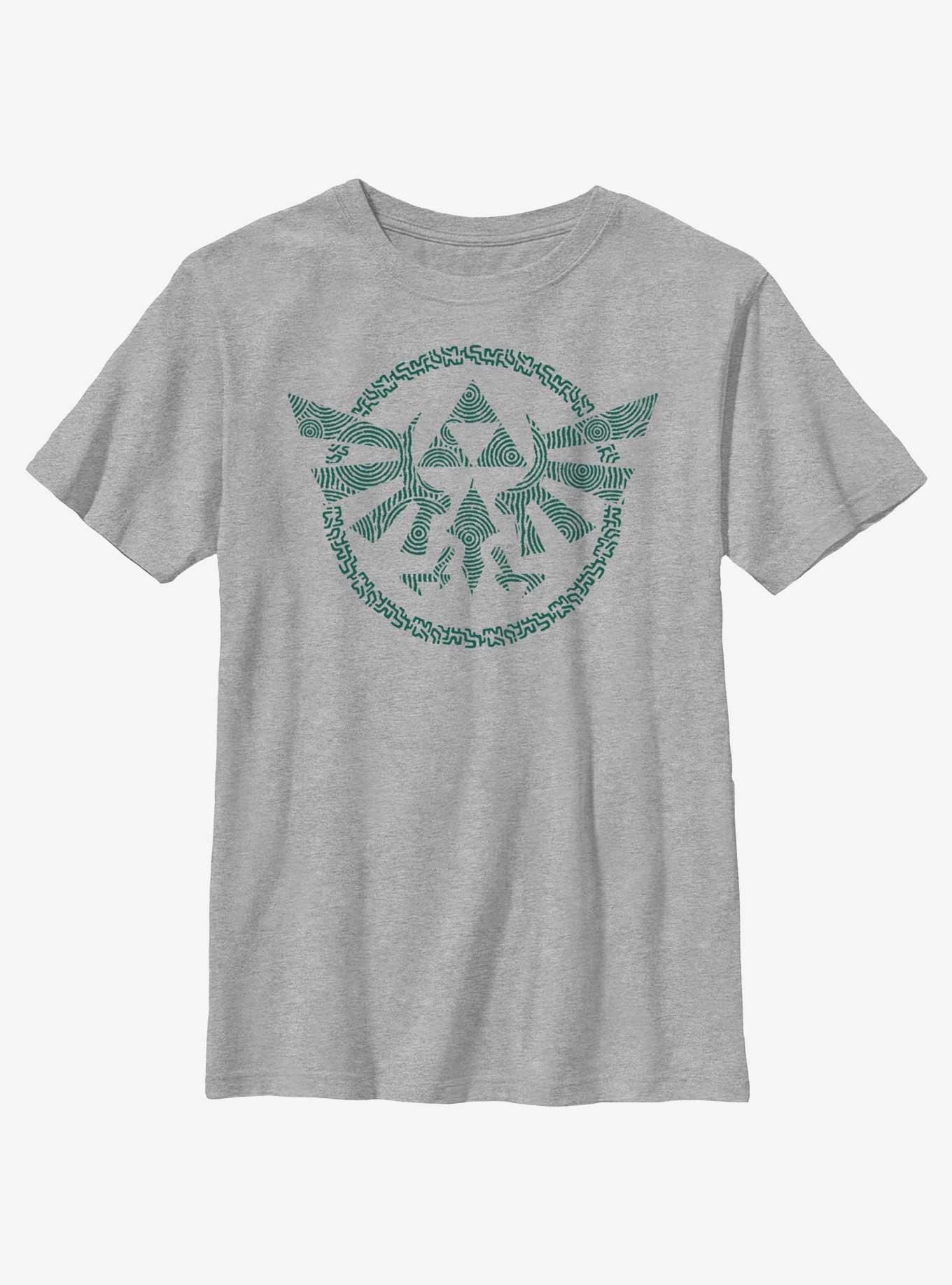 The Legend of Zelda Hyrule Crest Youth T-Shirt, , hi-res