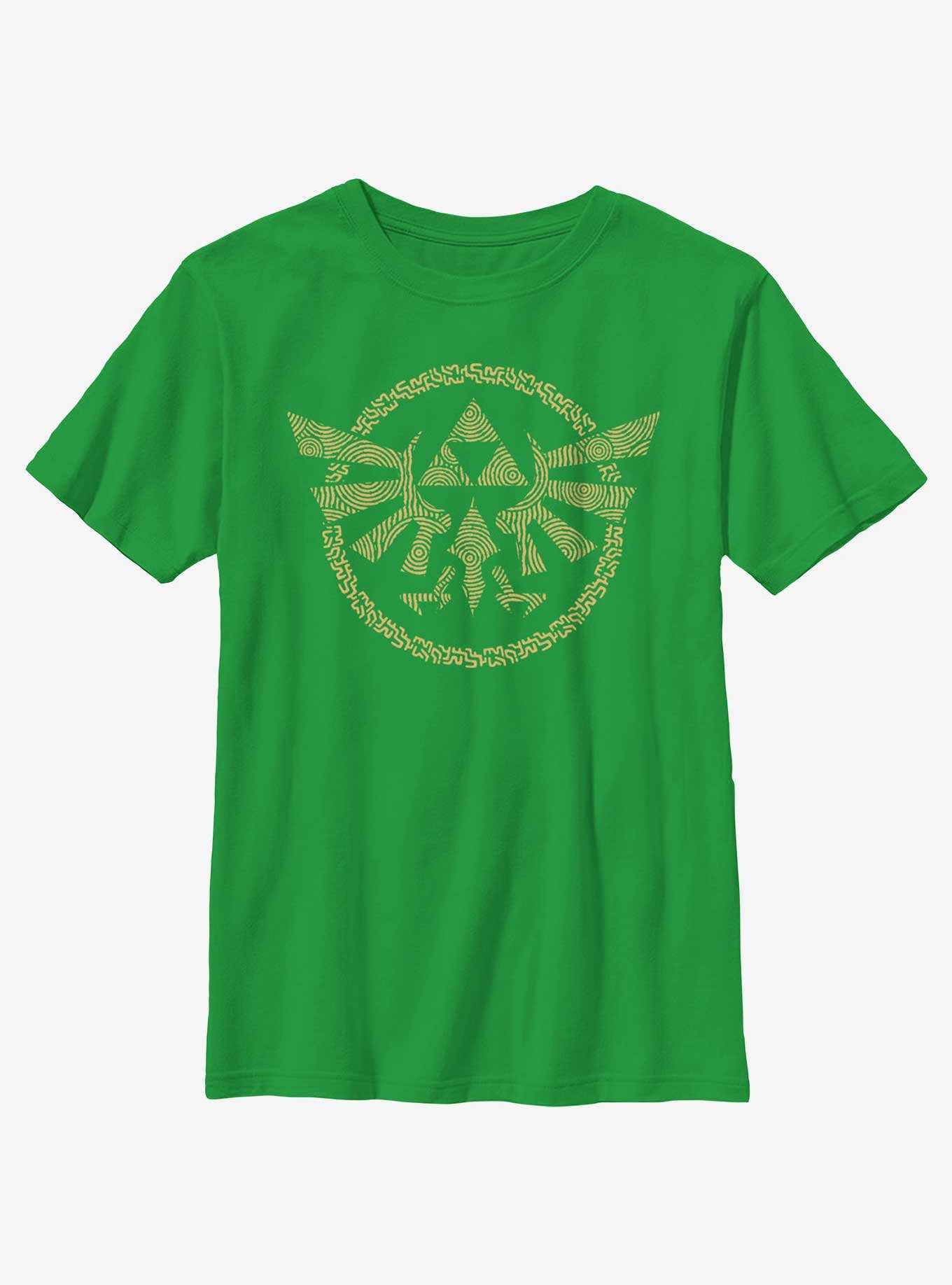 The Legend of Zelda Hyrule Crest Youth T-Shirt, , hi-res