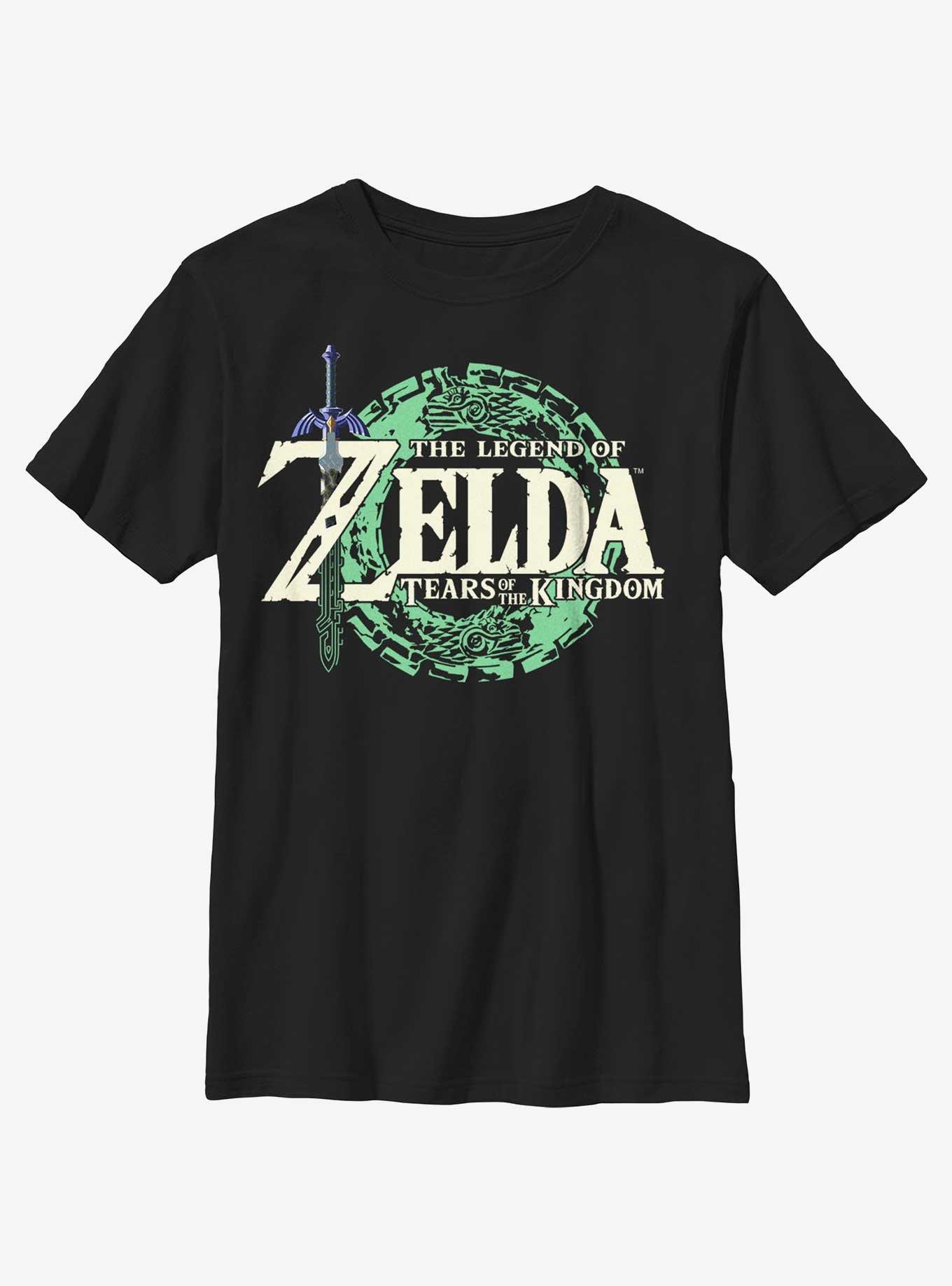 The Legend of Zelda: Tears of the Kingdom Logo Youth T-Shirt, , hi-res