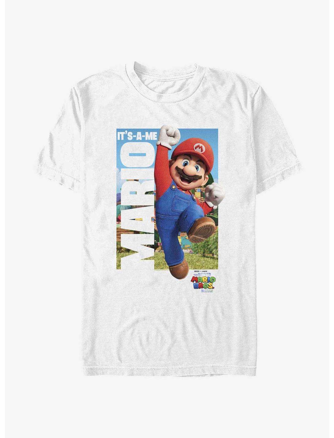 The Super Mario Bros. Movie It's-A-Me Mario T-Shirt, WHITE, hi-res