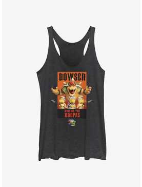 The Super Mario Bros. Movie Bowser King of the Koopas Poster Womens Tank Top, , hi-res