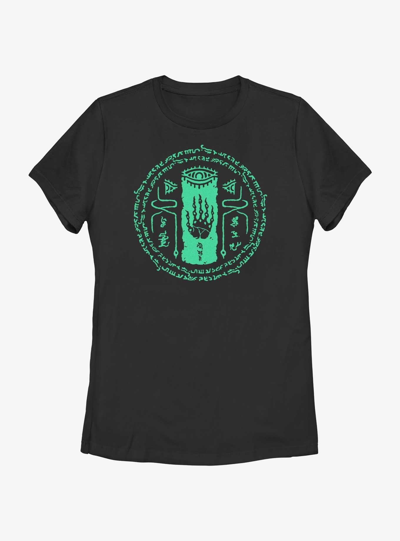 The Legend of Zelda Ancient Rune Womens T-Shirt, BLACK, hi-res