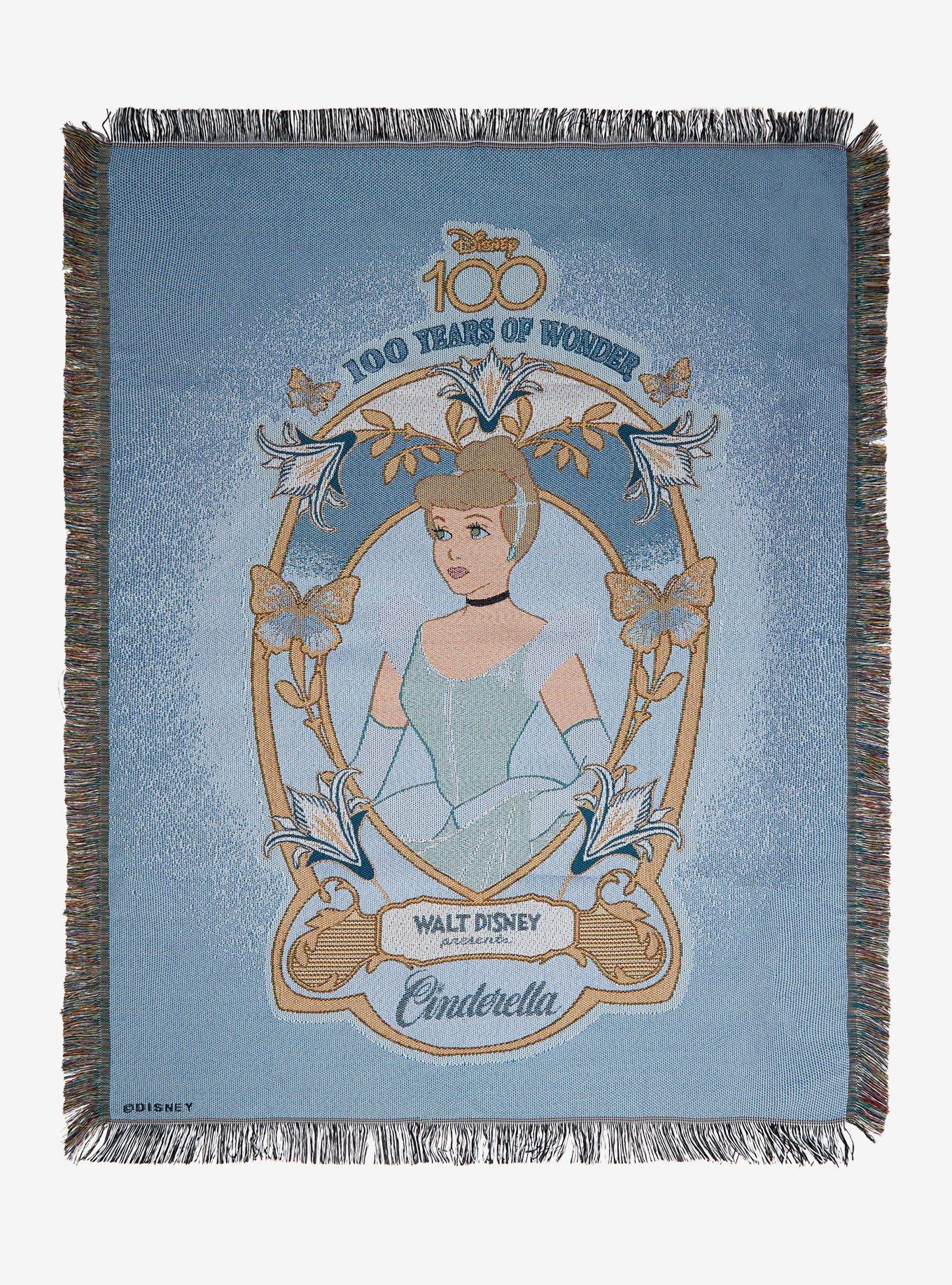 Disney 100 Cinderella Portrait Tapestry Throw - BoxLunch Exclusive , , hi-res