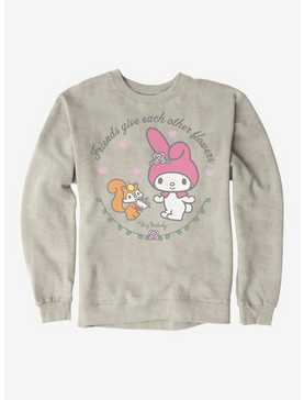 My Melody Friends Give Each Other Flowers Sweatshirt, , hi-res