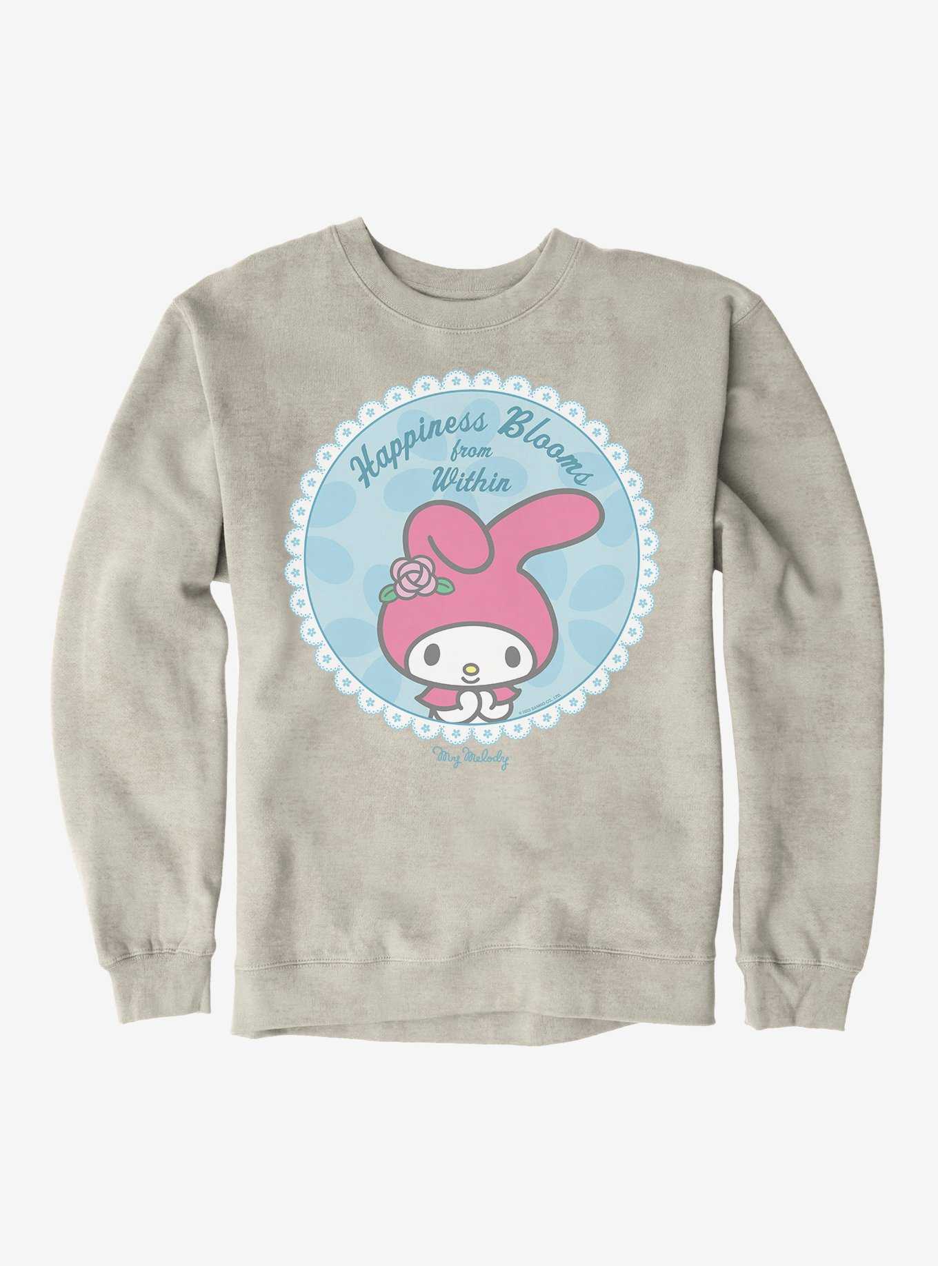 My Melody Happiness Blooms From Within Sweatshirt, , hi-res