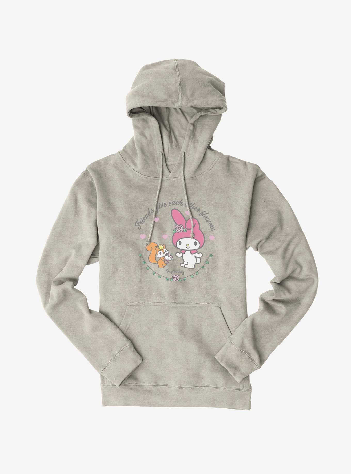 My Melody Friends Give Each Other Flowers Hoodie, , hi-res