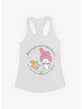 My Melody Friends Give Each Other Flowers Womens Tank Top, , hi-res