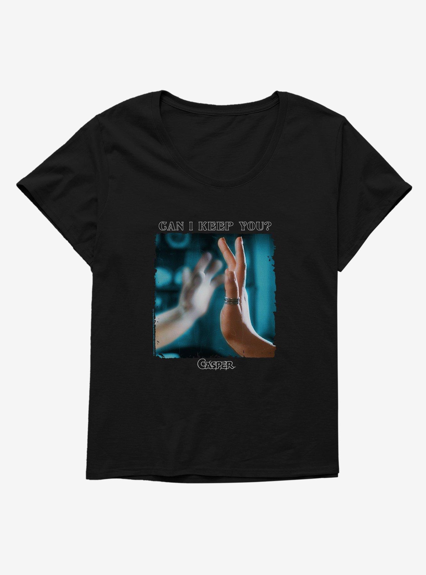 Casper Can I Keep You? Girls T-Shirt Plus Size, BLACK, hi-res