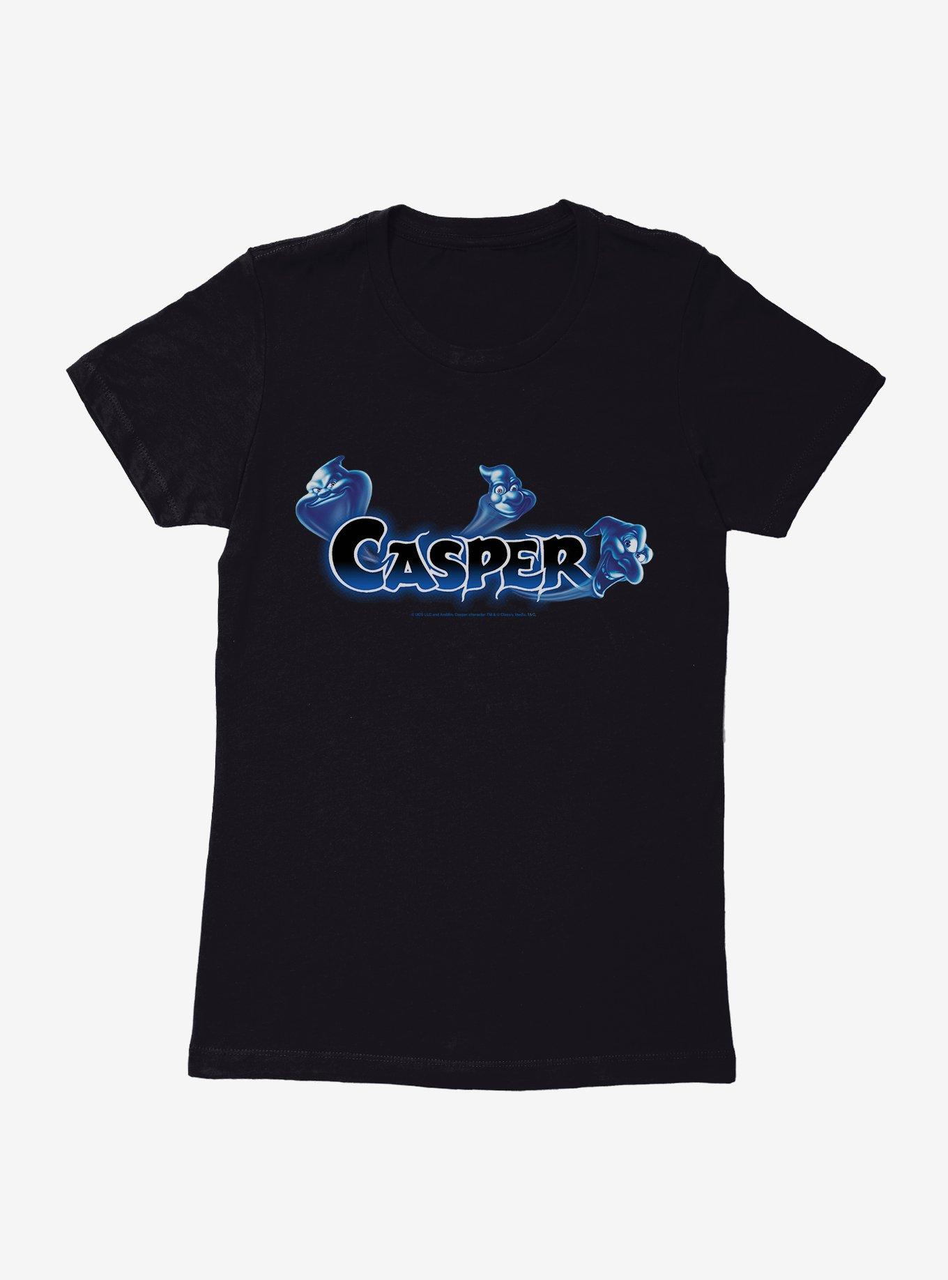Casper Fatso, Stinky & Stretch Logo Womens T-Shirt, BLACK, hi-res