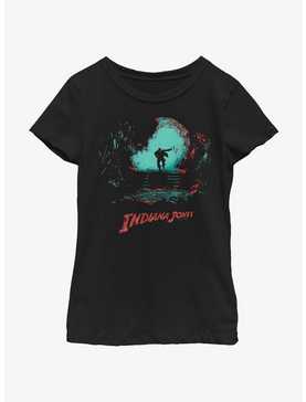Indiana Jones Treasure Chase Youth Girls T-Shirt BoxLunch Web Exclusive, , hi-res