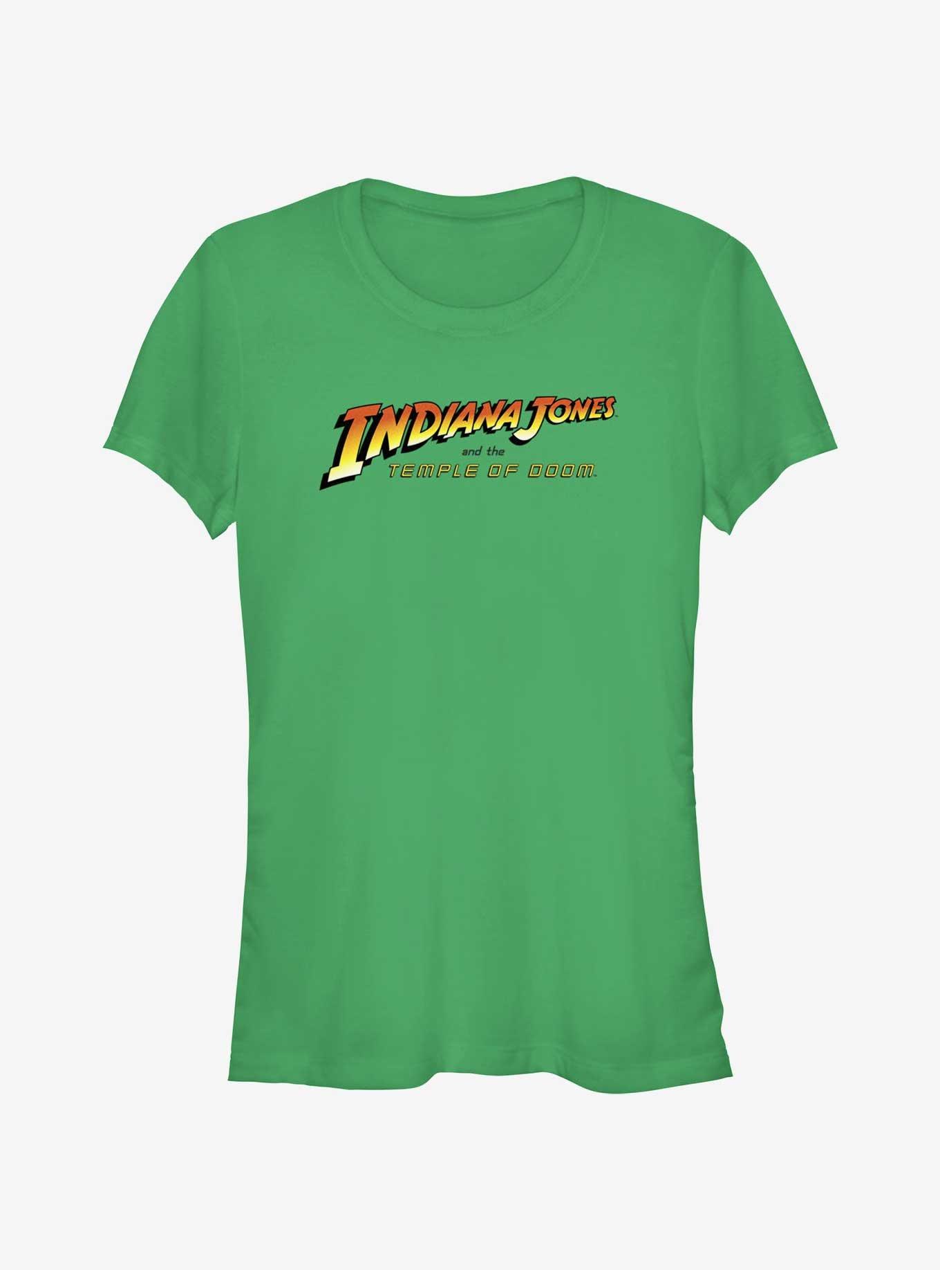 Indiana Jones and the Temple of Doom Logo Girls T-Shirt, KELLY, hi-res