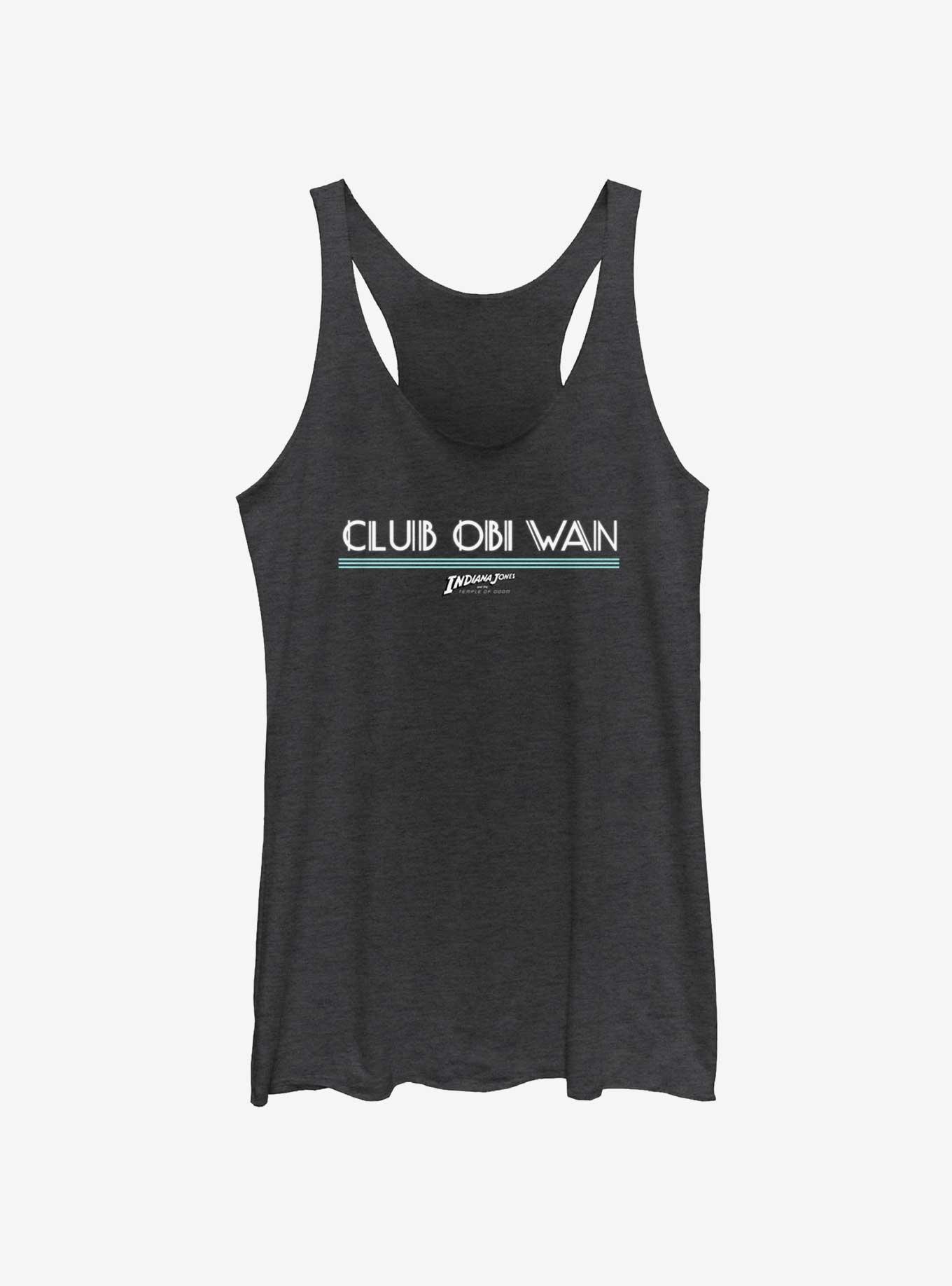 Indiana Jones Club Obi Wan Girls Tank, BLK HTR, hi-res