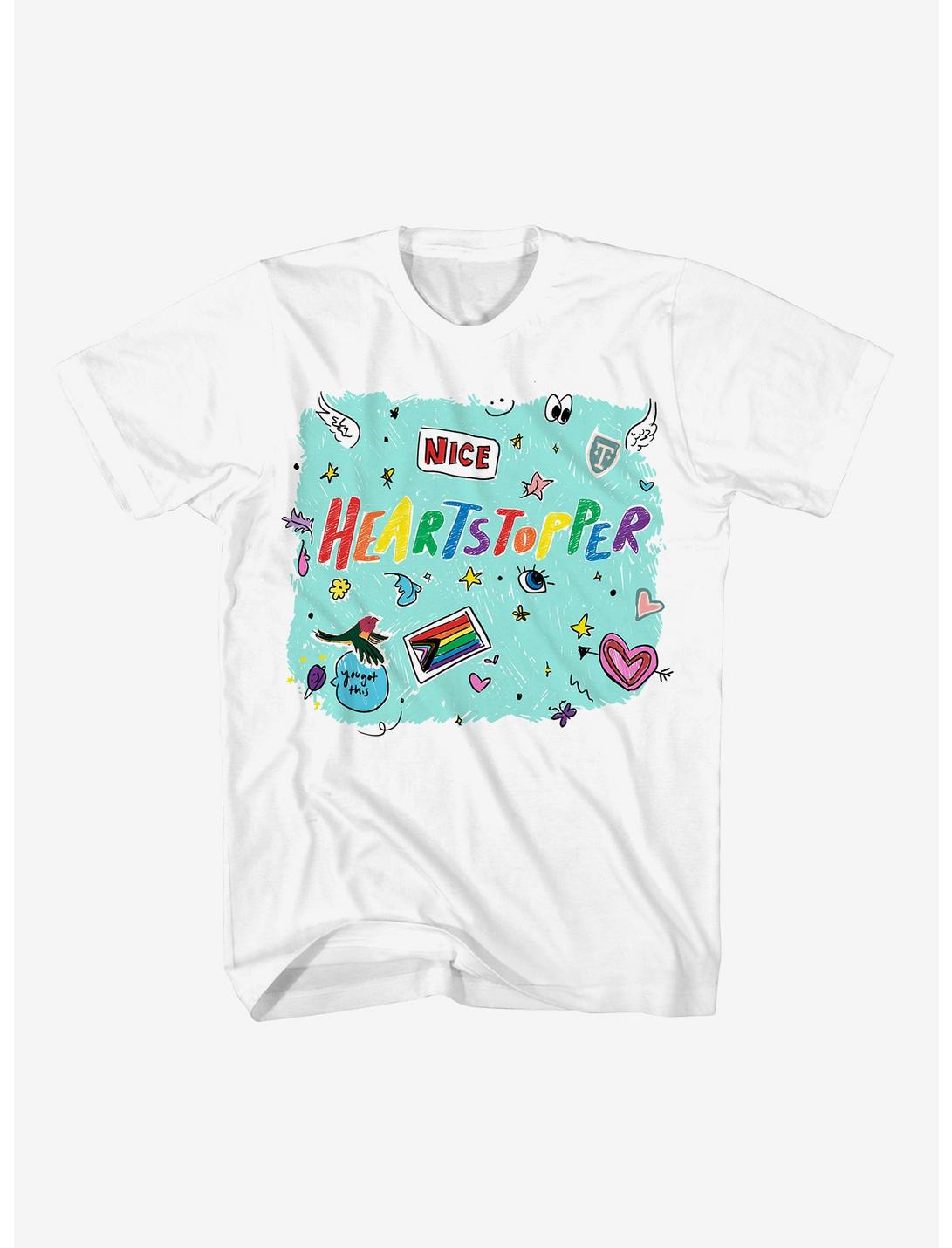 Heartstopper Doodle T-Shirt, MULTI, hi-res