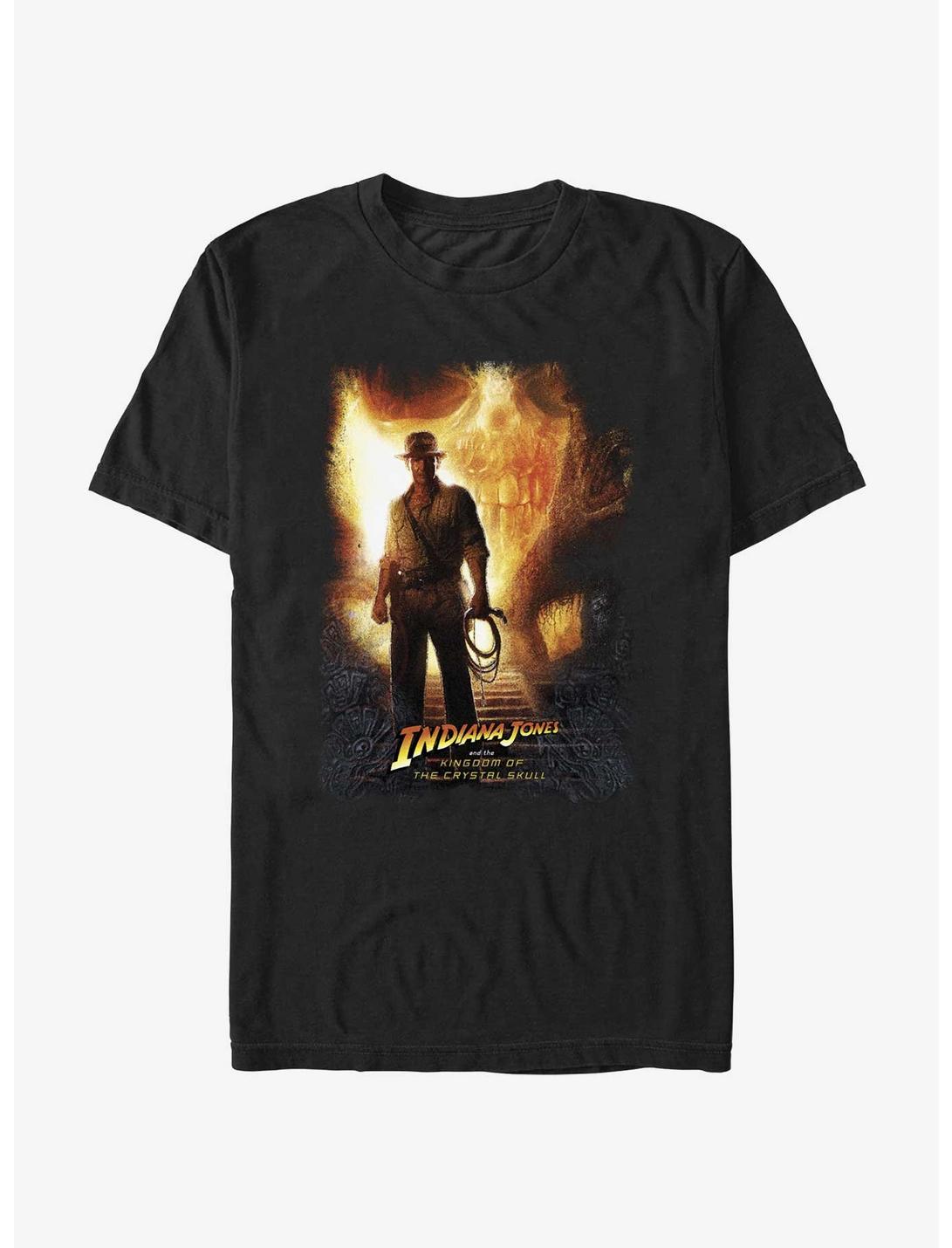 Indiana Jones and the Kingdom of the Crystal Skull Poster T-Shirt, BLACK, hi-res