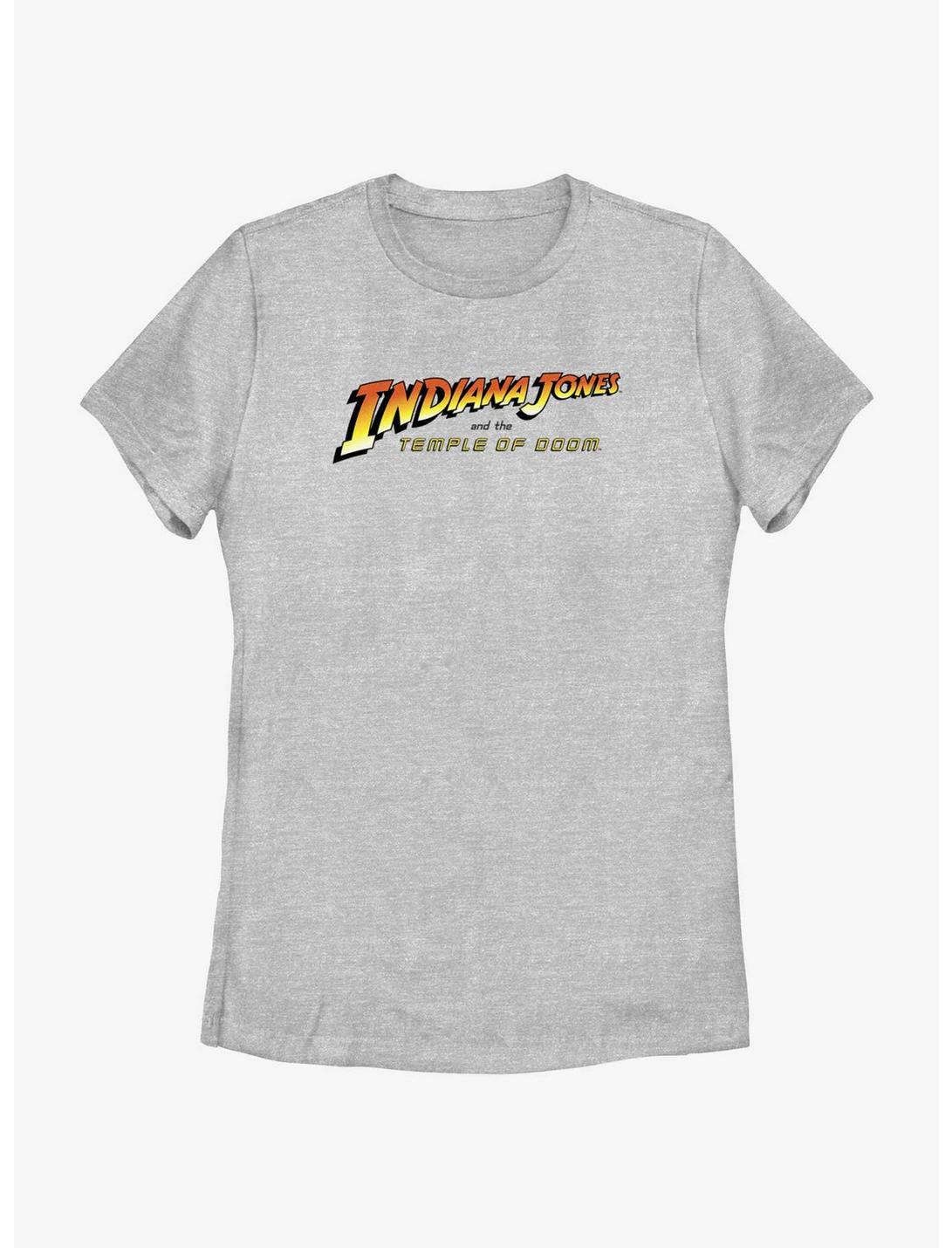 Indiana Jones and the Temple of Doom Logo Womens T-Shirt, ATH HTR, hi-res