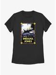 Indiana Jones Cities Postal Womens T-Shirt, BLACK, hi-res