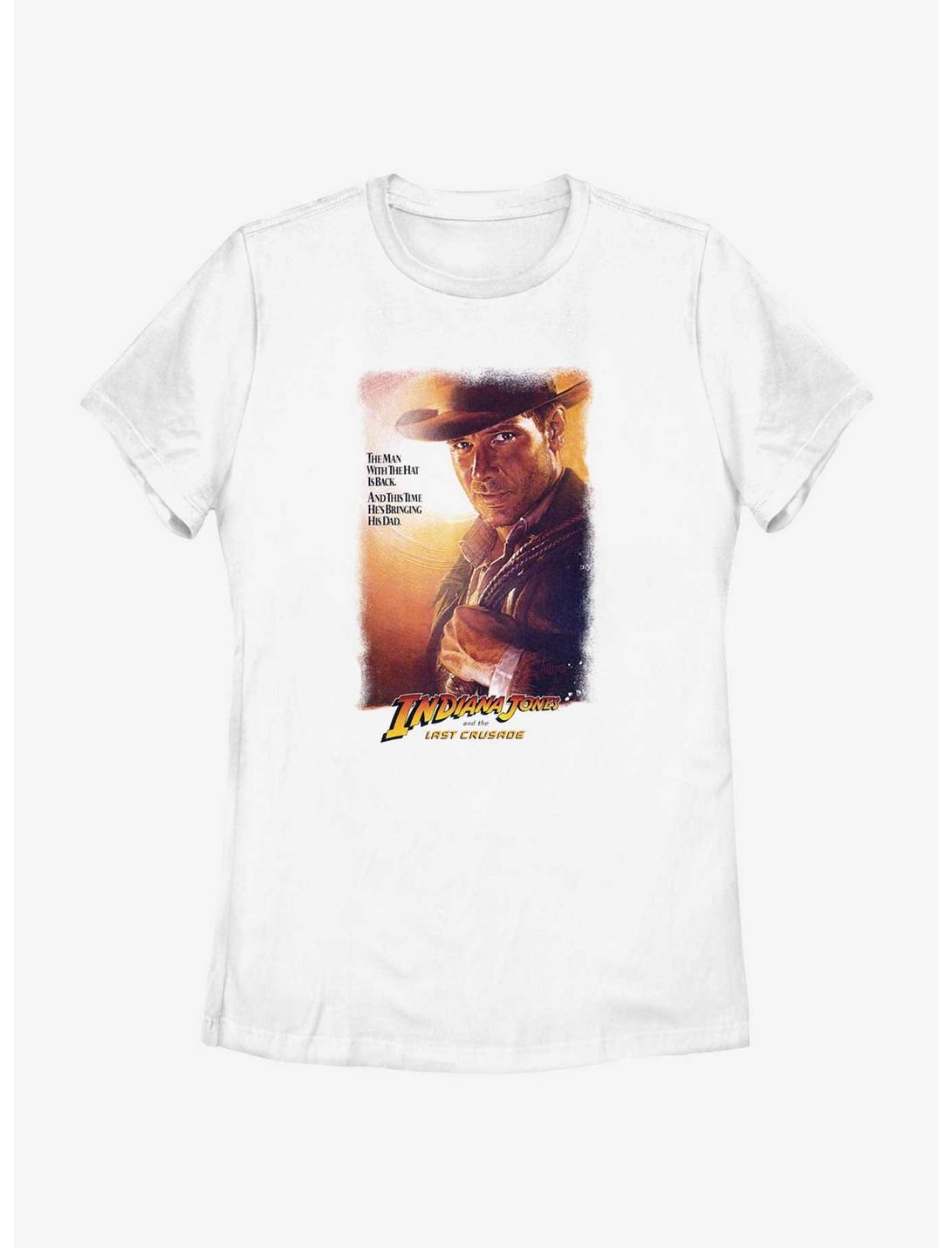 Indiana Jones and the Last Crusade The Man With The Hat Womens T-Shirt, WHITE, hi-res