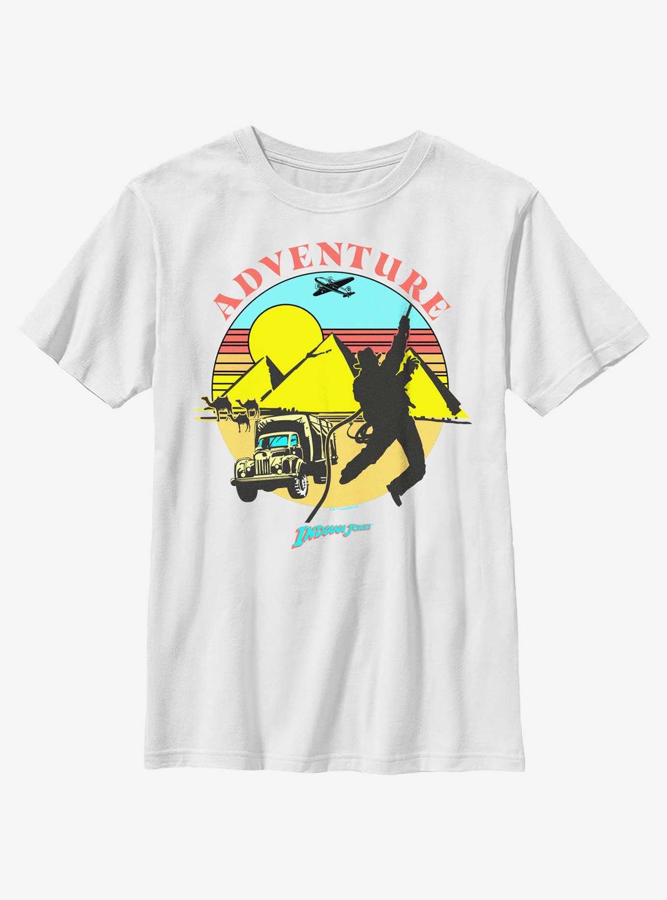 Indiana Jones The Desert Chase Adventure Youth T-Shirt BoxLunch Web Exclusive, , hi-res