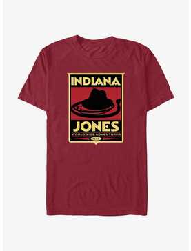 Indiana Jones Hat & Whip Poster T-Shirt, , hi-res