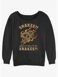 Indiana Jones Why'd It Have To Be Snakes Womens Slouchy Sweatshirt, , hi-res