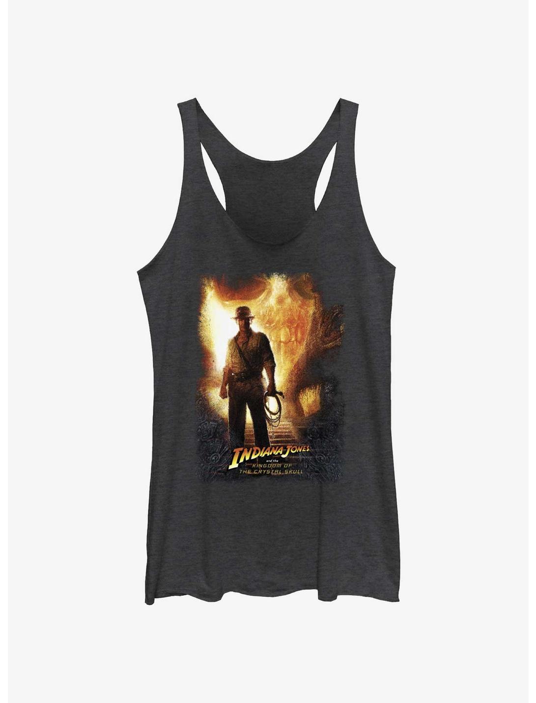 Indiana Jones and the Kingdom of the Crystal Skull Poster Womens Tank Top, BLK HTR, hi-res