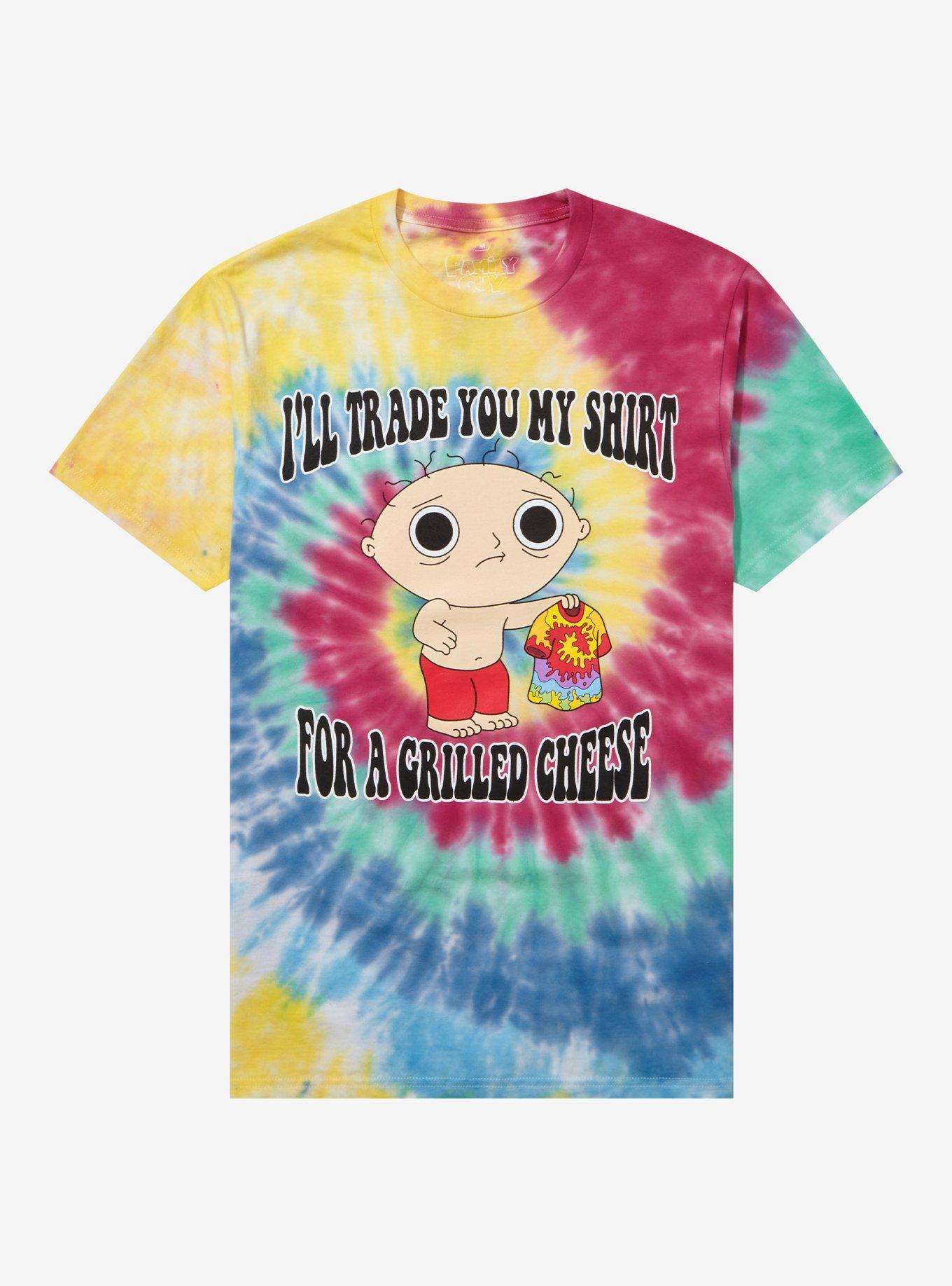Family Guy Stewie Grilled Cheese Tie-Dye T-Shirt, MULTI, hi-res