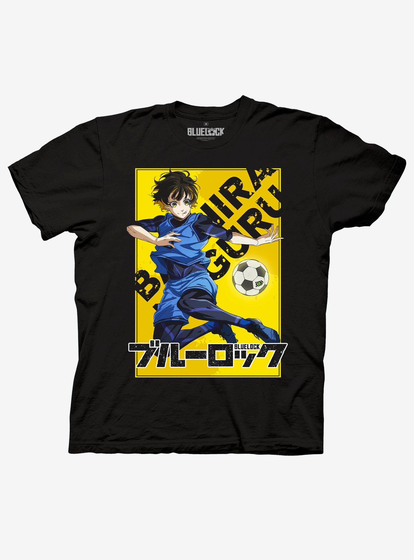 Blue Lock Meguru Bachira Action Pose T-Shirt, BLACK, hi-res