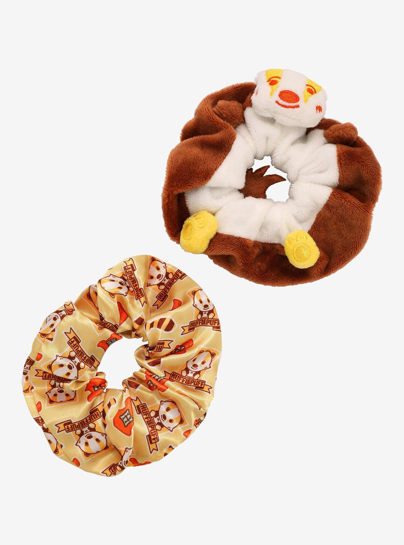 Harry Potter Hufflepuff Figural Badger Scrunchie Set, , hi-res view 1