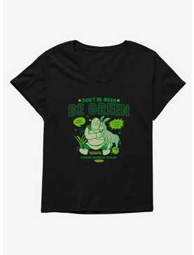 Shrek Don't Be Mean Be Green Girls T-Shirt Plus Size, , hi-res