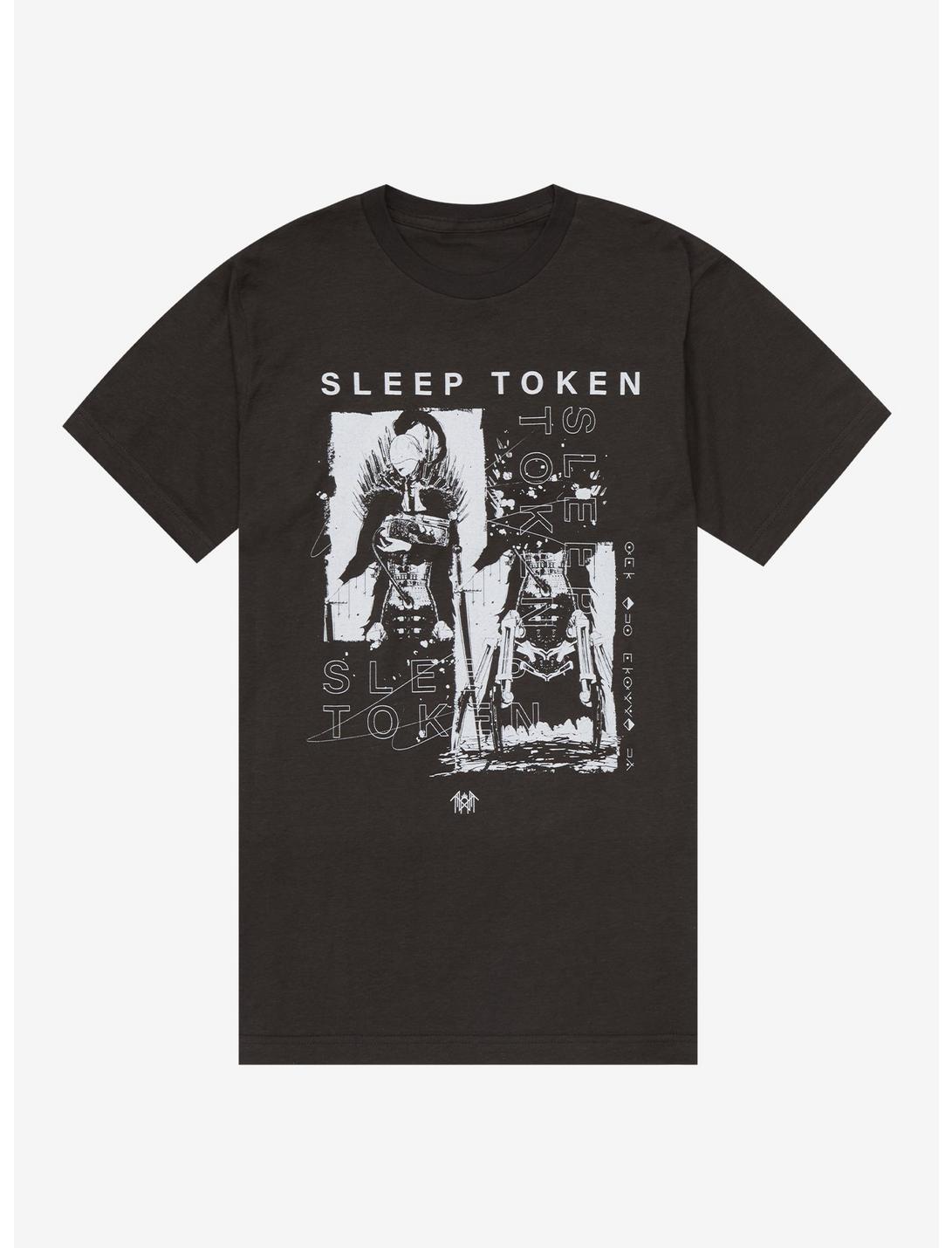 Sleep Token Symbols T-Shirt, CHARCOAL  GREY, hi-res