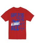 My Hero Academia All Might Number One Hero T-Shirt, RED, hi-res