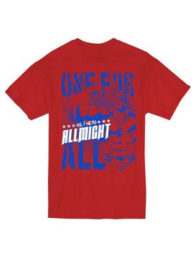 Plus Size My Hero Academia All Might Number One Hero T-Shirt, , hi-res
