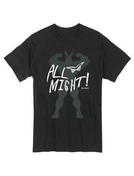Plus Size My Hero Academia All Might Silhouette T-Shirt, , hi-res