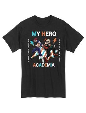 Plus Size My Hero Academia Bakugo And Todoroki Team Up T-Shirt, , hi-res