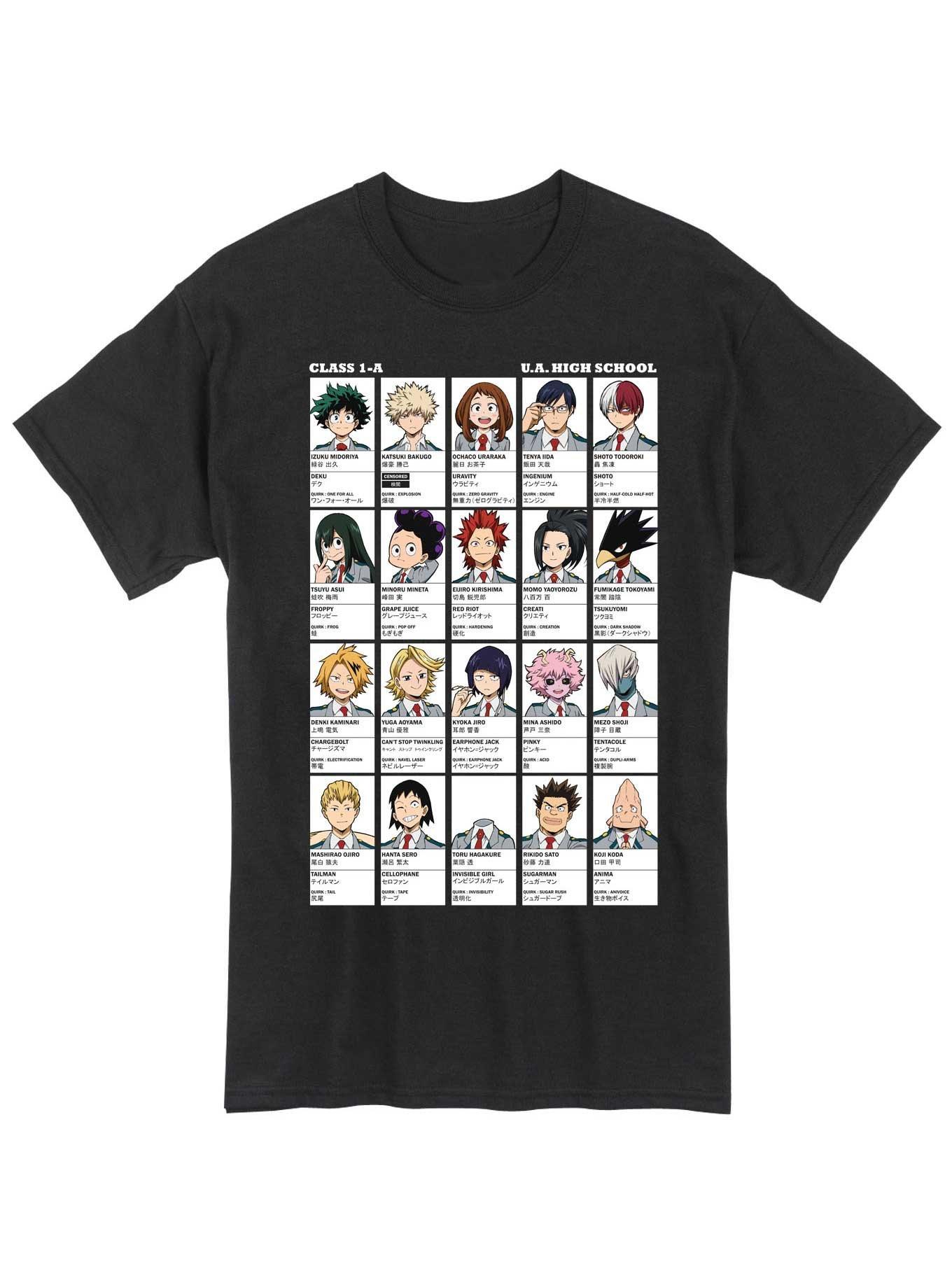 My Hero Academia Class 1-A Quirk Photos T-Shirt – LUCKY SHIRT DESIGN