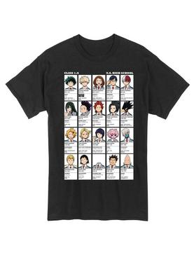 Plus Size My Hero Academia Class 1-A Quirk Photos T-Shirt, , hi-res
