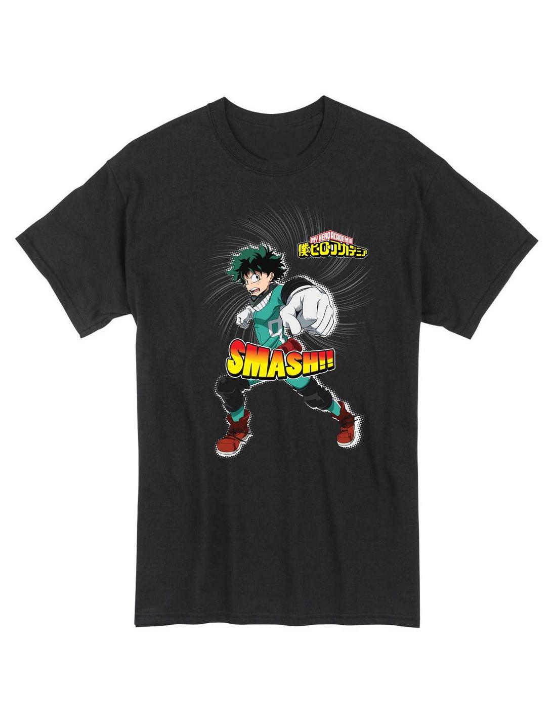 My Hero Academia Deku All For One Smash T-Shirt, BLACK, hi-res