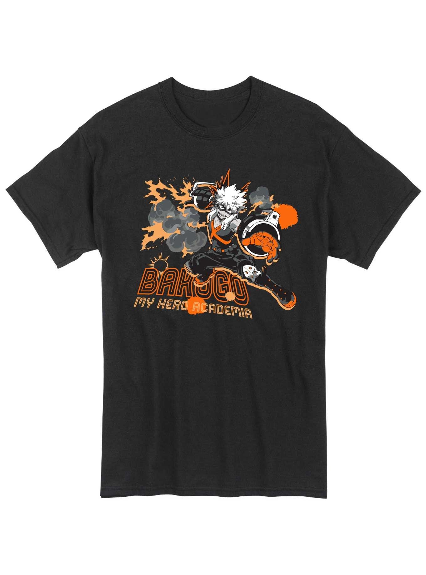 My Hero Academia Explosion Bakugo T-Shirt, BLACK, hi-res