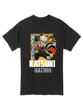 Plus Size My Hero Academia Katsuki Bakugo Hero T-Shirt, , hi-res