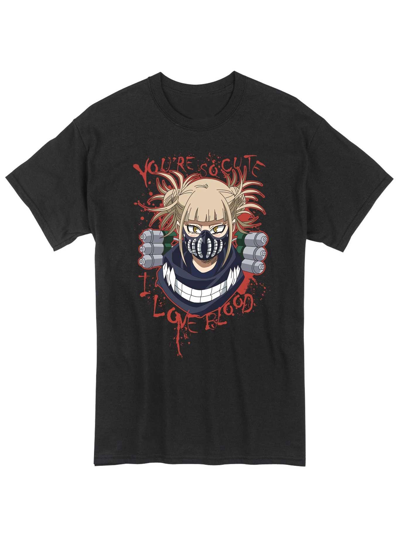 My Hero Academia Toga Cute Loves Blood T-Shirt, BLACK, hi-res