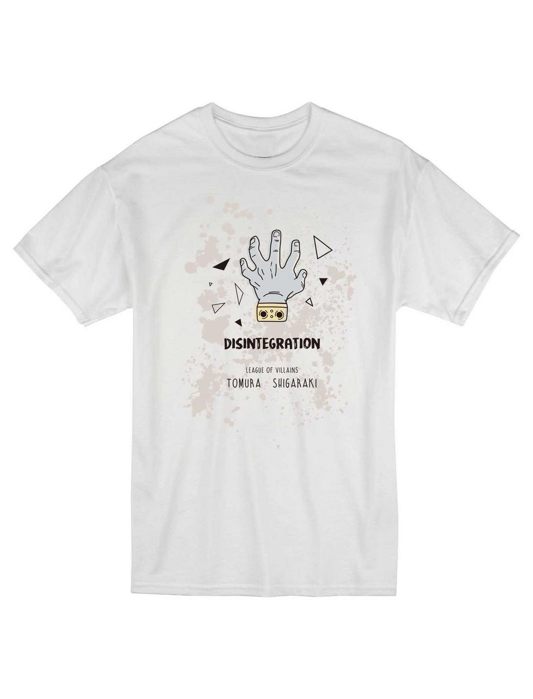 My Hero Academia Tomura Shigaraki Disintergration T-Shirt, WHITE, hi-res