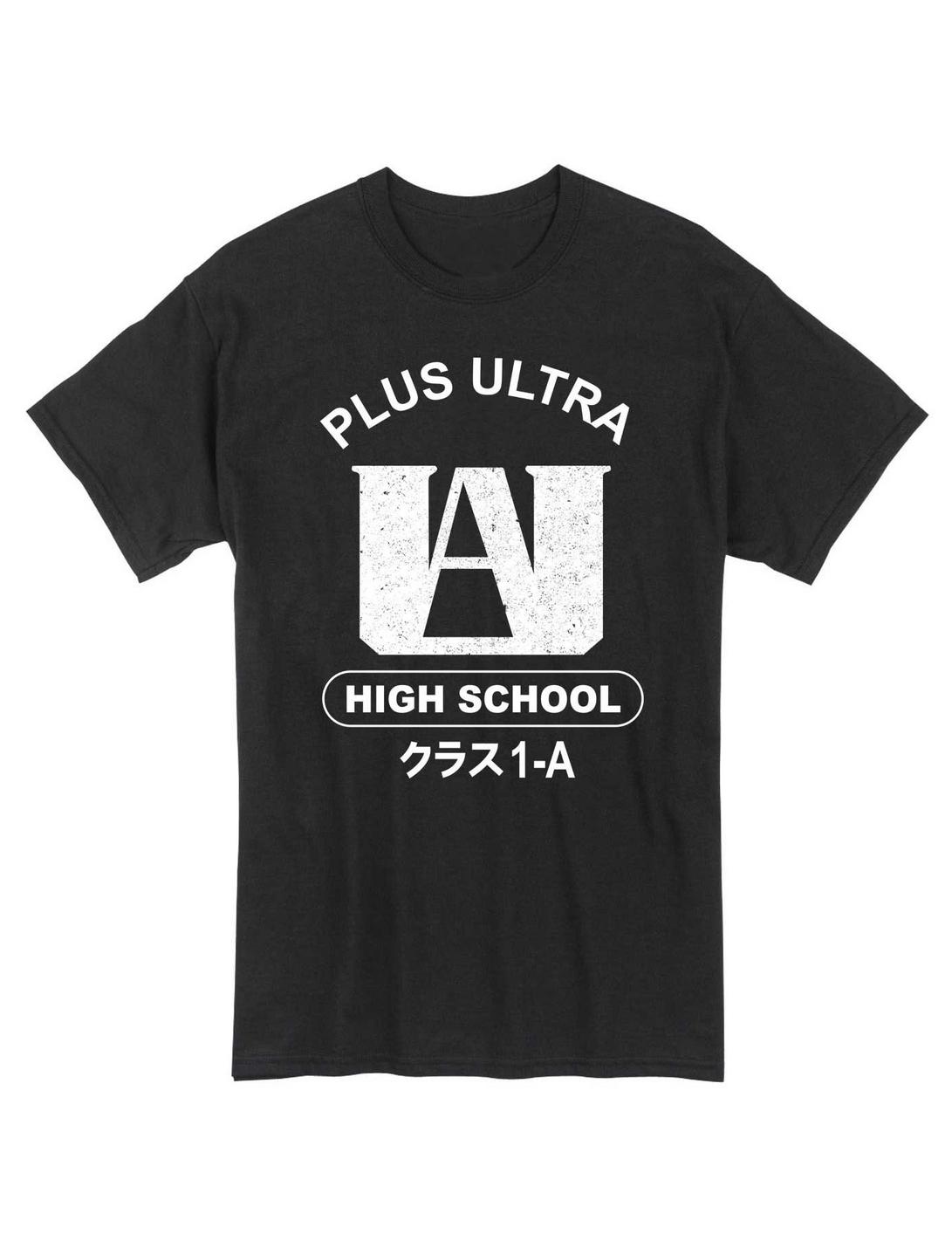 My Hero Academia UA High School Plus Ultra T-Shirt, BLACK, hi-res