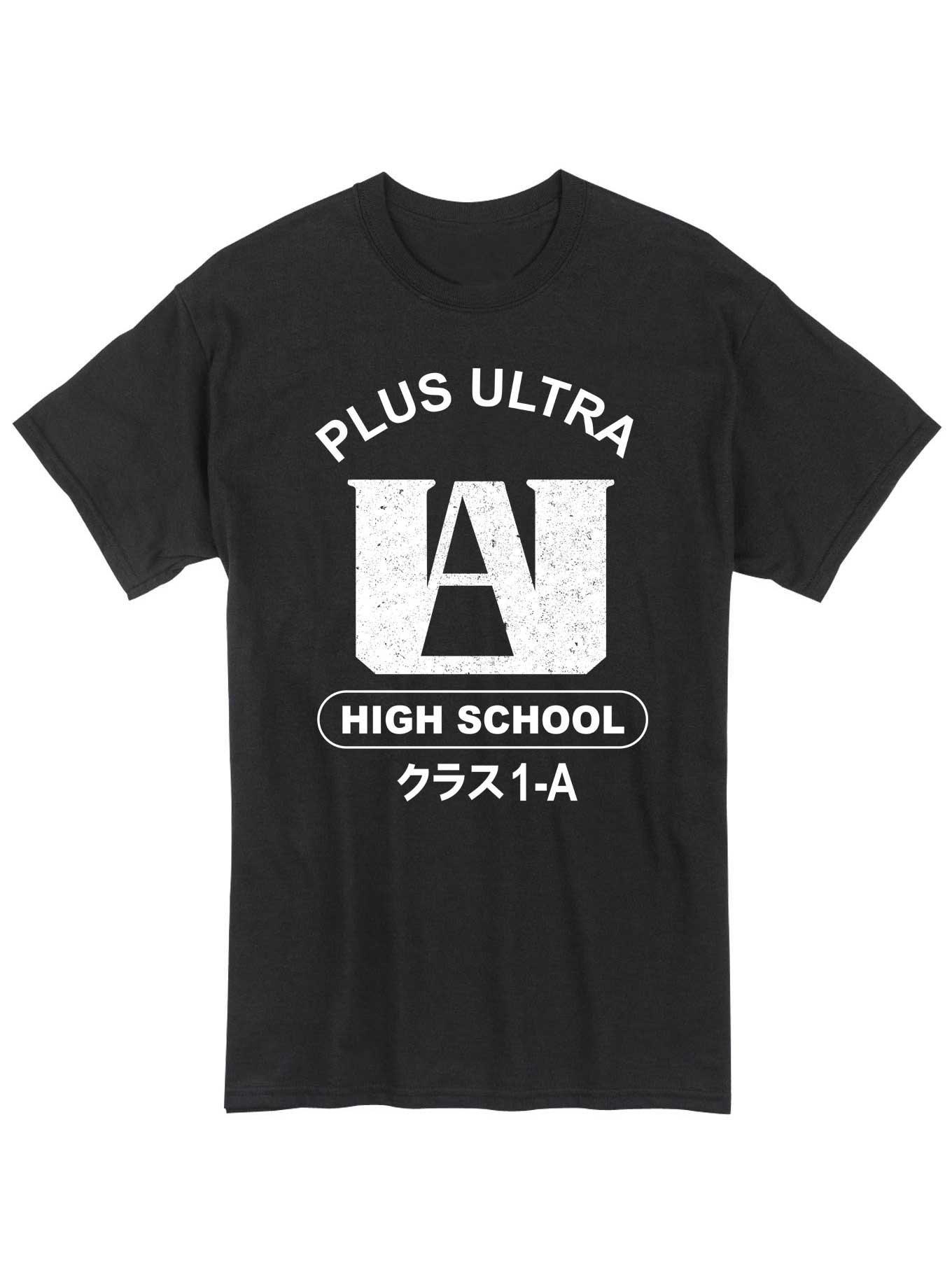 My Hero Academia UA High School Plus Ultra T-Shirt, BLACK, hi-res